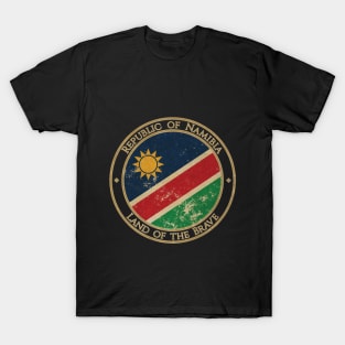 Vintage Republic of Namibia Africa African Flag T-Shirt